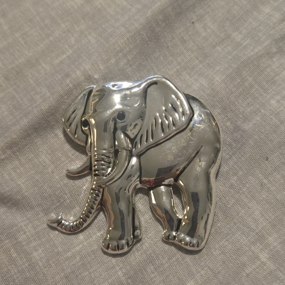Silver Elephant Home Accent